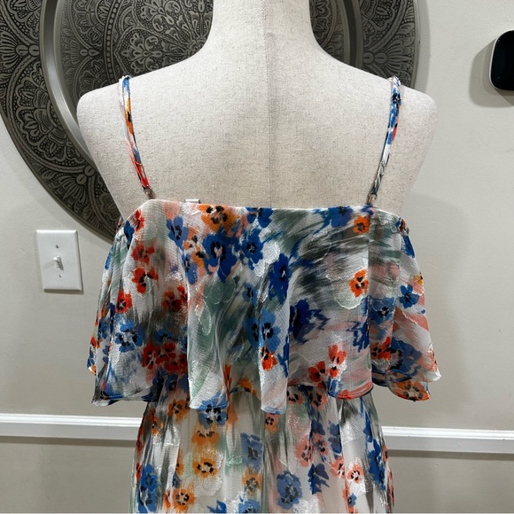 TANYA TAYLOR Lorena floral cold - shoulder maxi dress - Size 2 - Picture 7 of 13